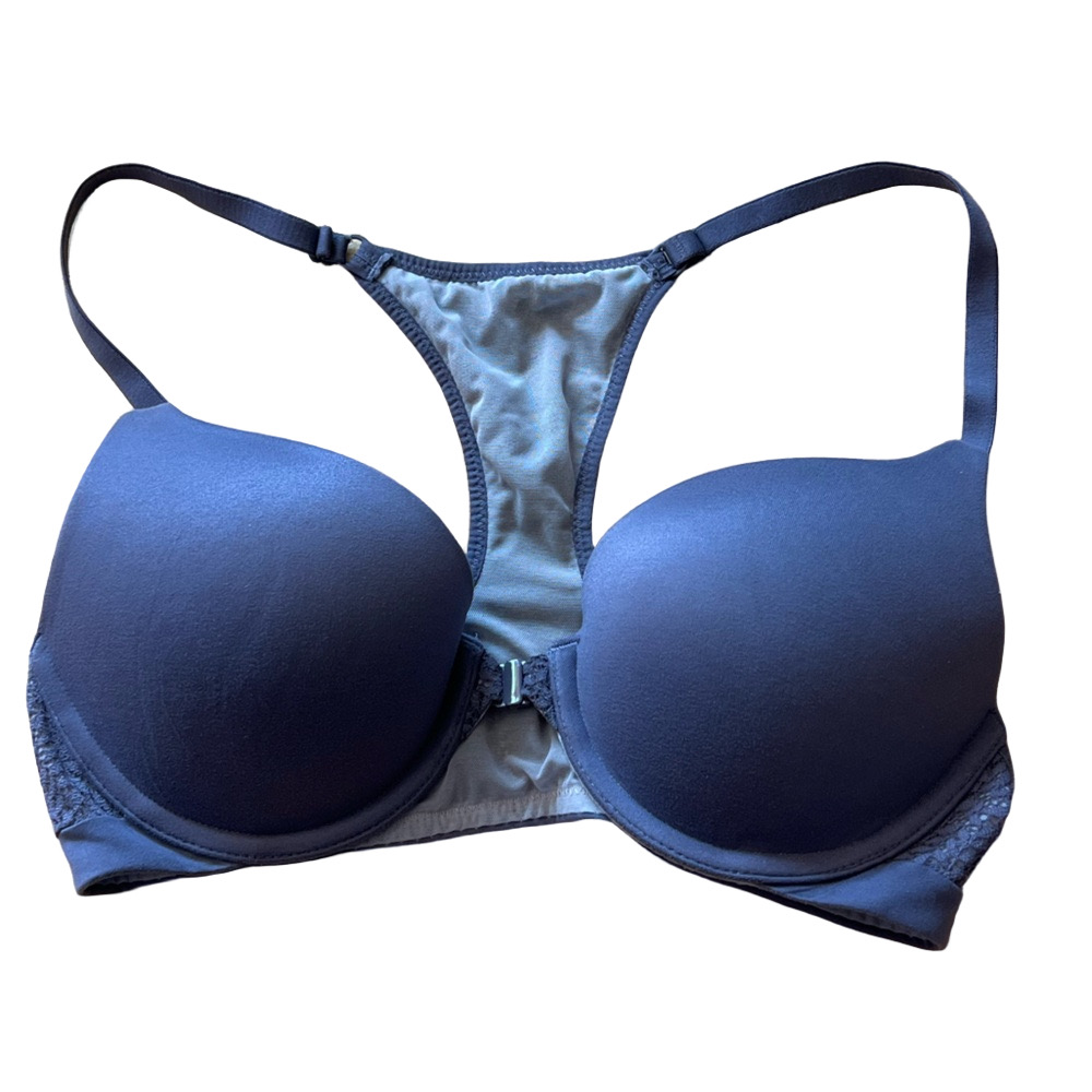 Victoria's Secret Purple and Gray Racerback Bra